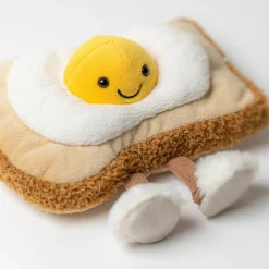 Jellycat Peluche Amuseable Toast Egglantine sur pain grillé (16 cm)