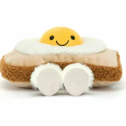 Jellycat Peluche Amuseable Toast Egglantine sur pain grillé (16 cm)