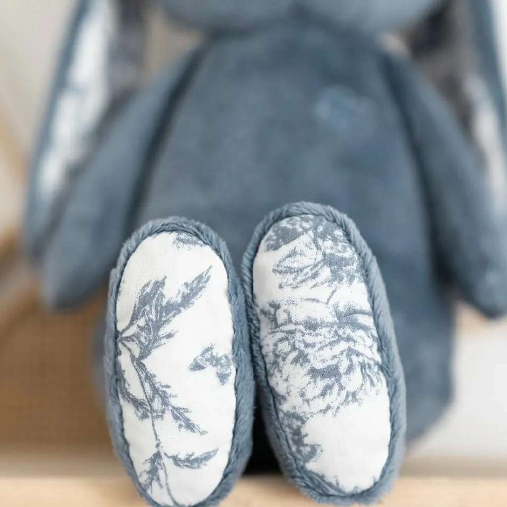 Tartine et Chocolat Peluche Augustin le lapin bleu (25 cm)