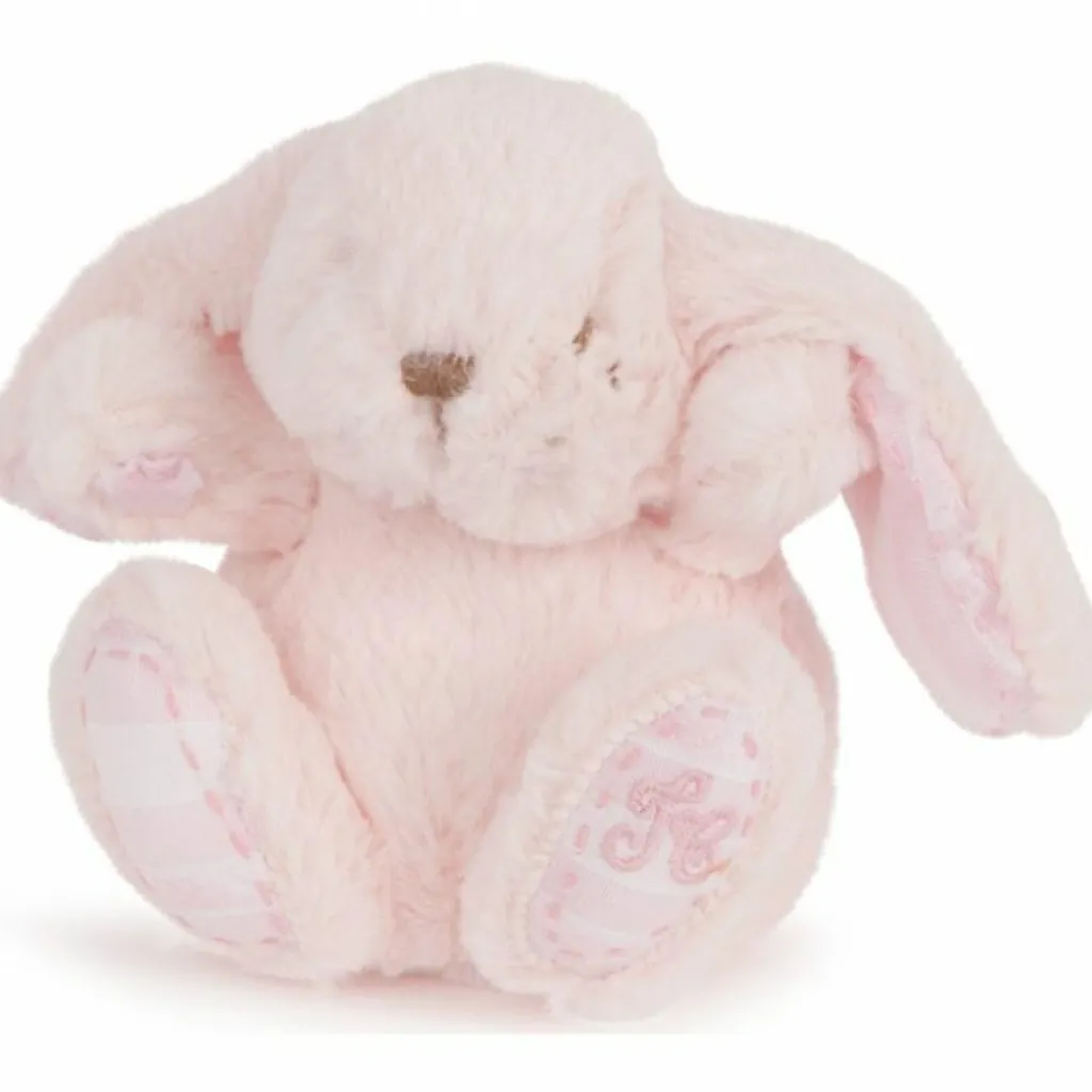 Tartine et Chocolat Peluche Augustin le lapin rose (12 cm)