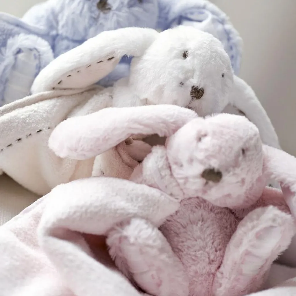 Tartine et Chocolat Peluche Augustin le lapin rose (12 cm)