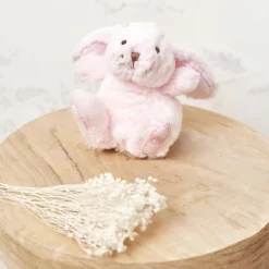 Tartine et Chocolat Peluche Augustin le lapin rose (12 cm)