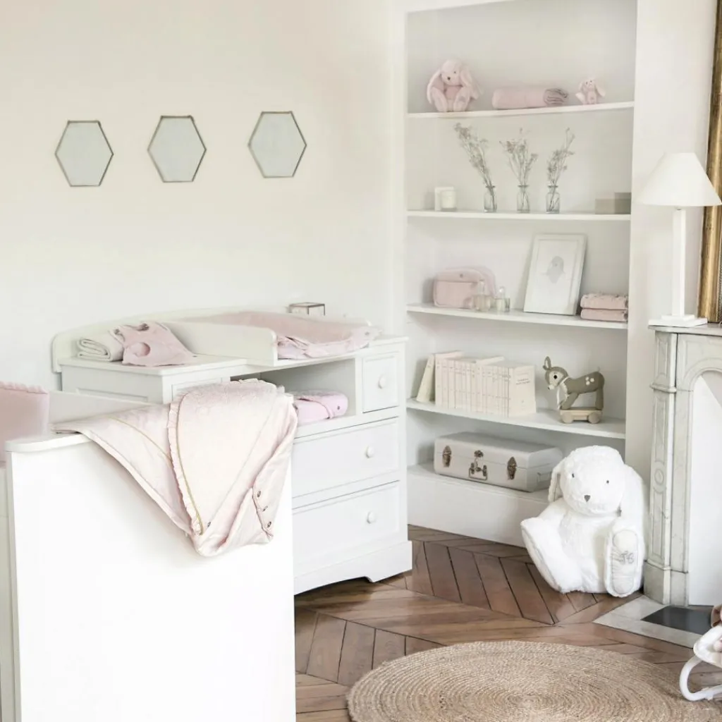 Tartine et Chocolat Peluche Augustin le lapin rose (12 cm)