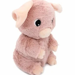 Peluche Barbekiou maman et bébé Les Ptipotos Rose (25 cm) Peluche Moyenne (20-59 Cm)
