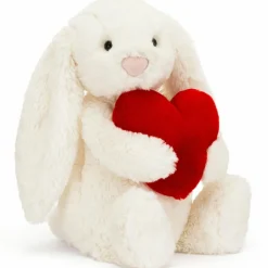 Best Peluche Bashful Lapin avec Coeur Original (31 cm) Peluche Moyenne (20-59 Cm)