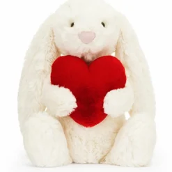 Best Peluche Bashful Lapin avec Coeur Original (31 cm) Peluche Moyenne (20-59 Cm)