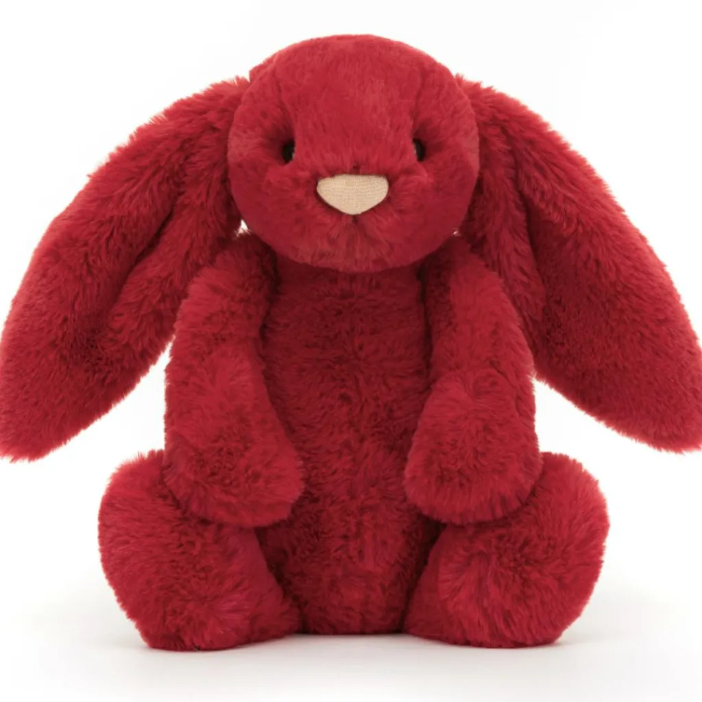Jellycat Peluche Bashful Luxe Lapin Scarlett Original (12 cm)