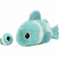 Outlet Peluche Bigou maman et bébé Les Ptipotos Aqua (38 cm) Peluche Moyenne (20-59 Cm)