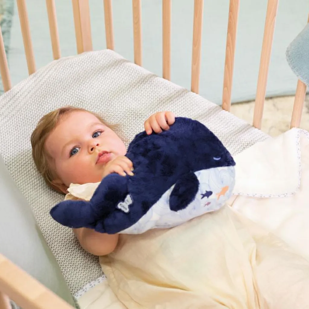 Best Peluche bouillotte bien-être baleine Petit calme (17 cm) Bouillotte