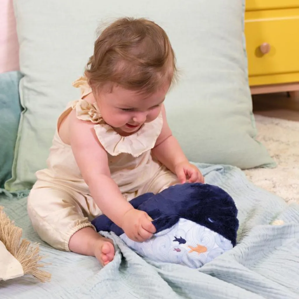 Best Peluche bouillotte bien-être baleine Petit calme (17 cm) Bouillotte