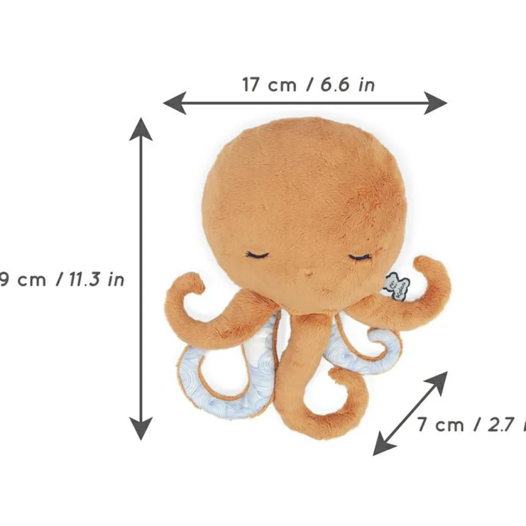 Kaloo Peluche bouillotte bien-être poulpe Petit calme (28 cm)