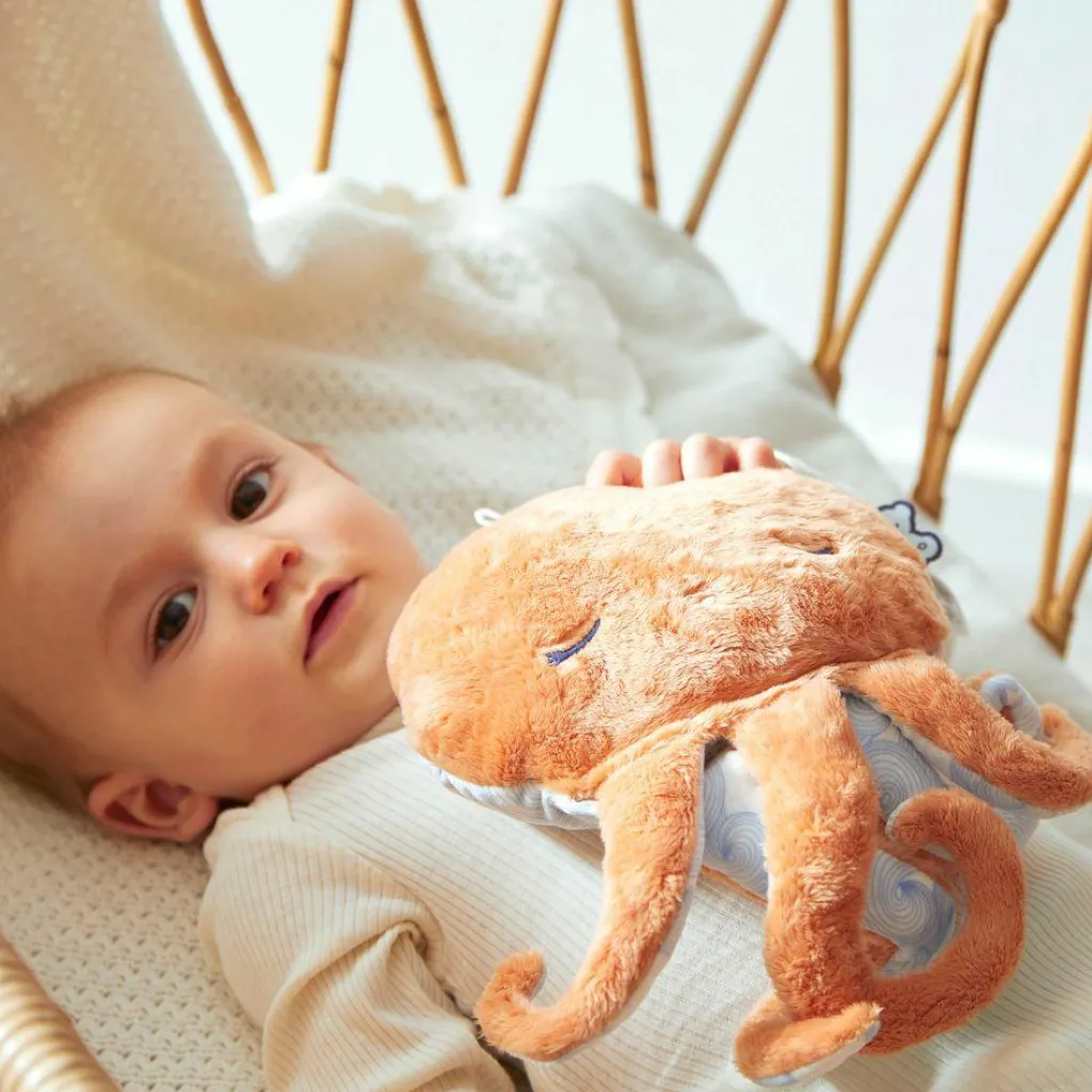 Kaloo Peluche bouillotte bien-être poulpe Petit calme (28 cm)