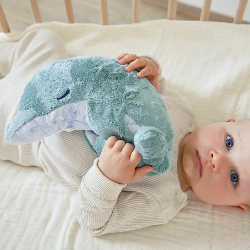 New Peluche bouillotte bien-être Dauphin Petit calme (24 cm) Bouillotte