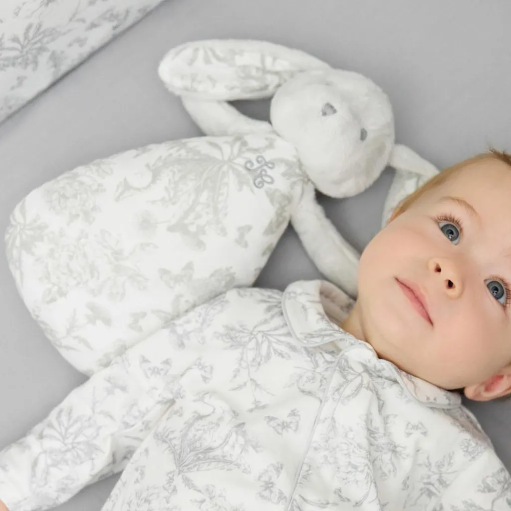 Discount Peluche bruit blanc lapin Toile de Jouy gris Bruit Blanc