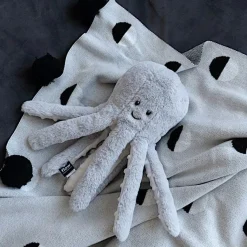 New Peluche bruit blanc Olly la pieuvre grise Bruit Blanc