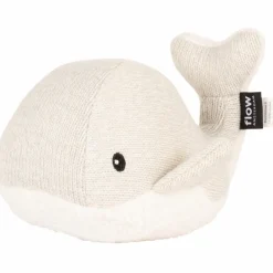FLOW Peluche bruit blanc rechargeable baleine Moby gris