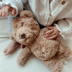 FLOW Peluche bruit blanc rechargeable Lou ours marron