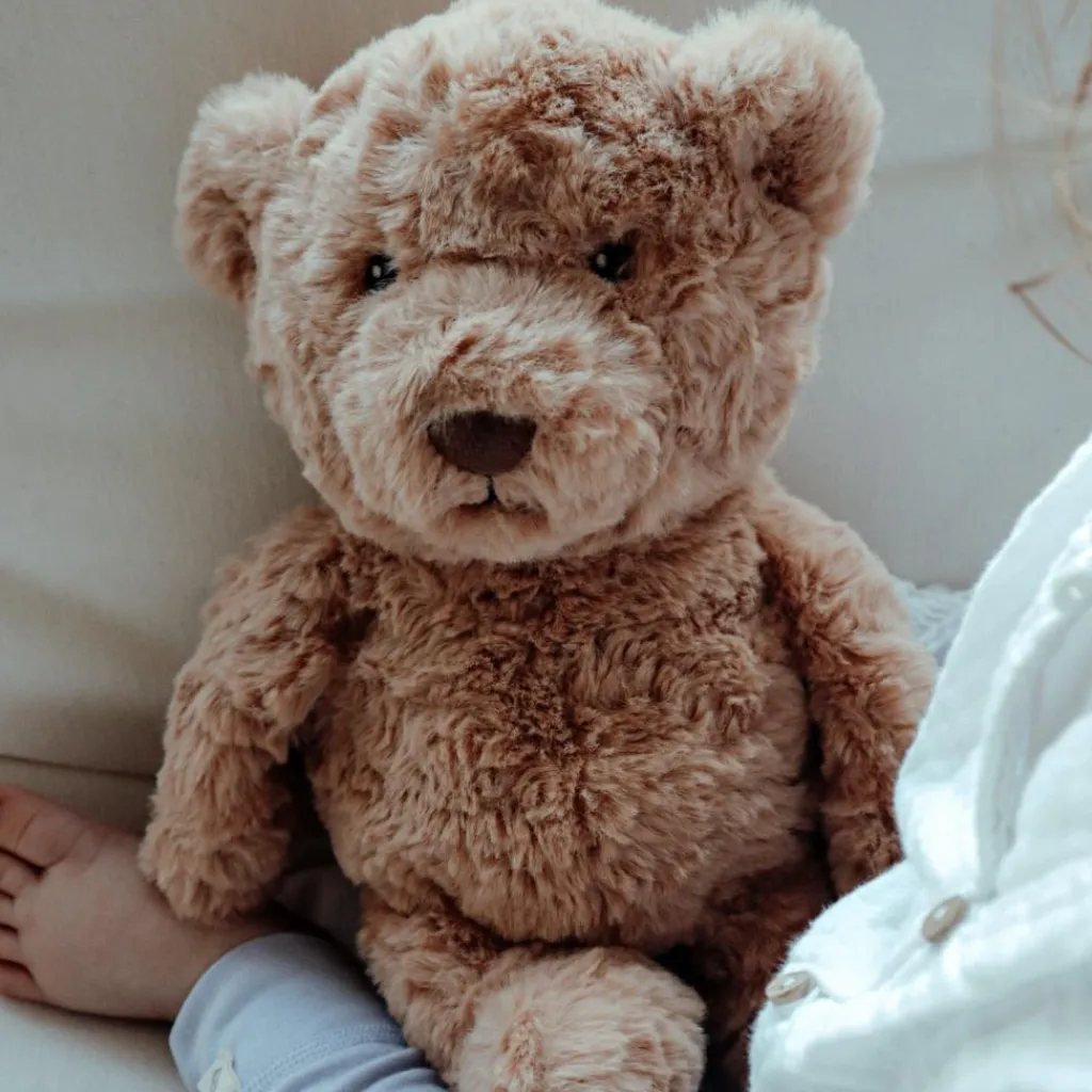 FLOW Peluche bruit blanc rechargeable Lou ours marron