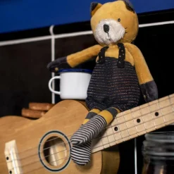 Moulin Roty Peluche chat Lulu Les Moustaches (27 cm)