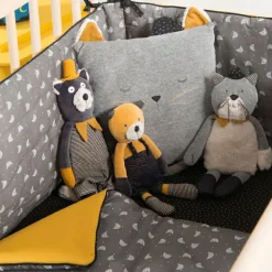 Moulin Roty Peluche chat Lulu Les Moustaches (27 cm)