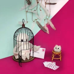 Les Déglingos Peluche Coucou maman et bébé Les Ptipotos (24 cm)