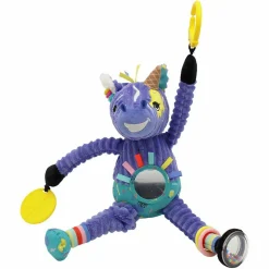 Les Déglingos Peluche d'activités à suspendre Kiprokos le zèbre