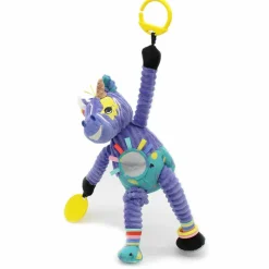 Les Déglingos Peluche d'activités à suspendre Kiprokos le zèbre