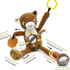 Les Déglingos Peluche d'activités à suspendre Speculos le Tigre