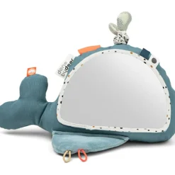 Peluche d'activités avec miroir baleine Wally Peluche D'Activités