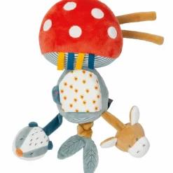 Nattou Peluche d'activités Champignon Felix et Léo (32 cm)