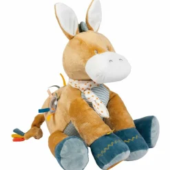 Nattou Peluche d'activités Léo l'âne (45 cm)