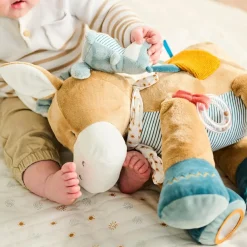 Nattou Peluche d'activités Léo l'âne (45 cm)