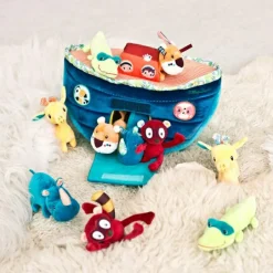 Lilliputiens Peluche d'activités Ma première arche de Noé