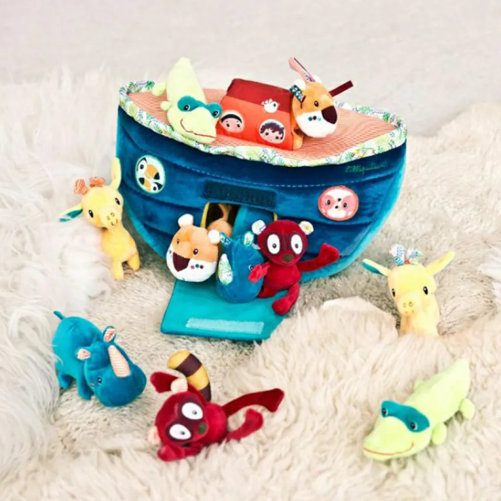 Lilliputiens Peluche d'activités Ma première arche de Noé