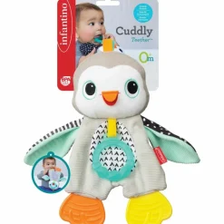 Infantino Peluche de dentition pingouin