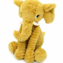 Les Déglingos Peluche Dimoitou maman et bébé Les Ptipotos Moutarde (35 cm)