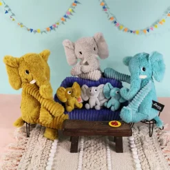 Peluche Dimoitou maman et bébé Les Ptipotos Gris clair (35 cm) Peluche Moyenne (20-59 Cm)