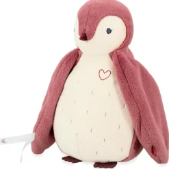 Kaloo Peluche enregistreuse vocale et bruits blancs Manchot rose (25 cm)