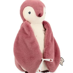 Kaloo Peluche enregistreuse vocale et bruits blancs Manchot rose (25 cm)