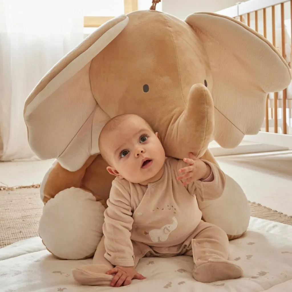 Noukie's Peluche géante Bali, Moka & Snow (80 cm)