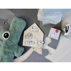 Done by Deer Peluche géante crocodile Croco vert (64 cm)