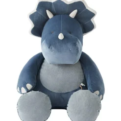 Noukie's Peluche géante en veloudoux Ops le tricératops TSO (90 cm)