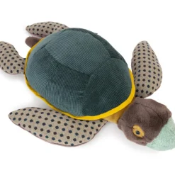 Moulin Roty Peluche géante Grande tortue Tout autour du monde (60 cm)