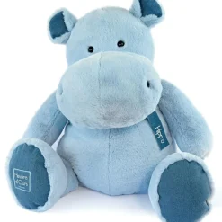 Histoire d'Ours Peluche géante Hippo bleu jean (85 cm)
