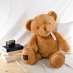 Histoire d'Ours Peluche géante le Nounours noisette (75 cm)