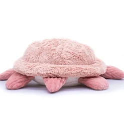 New Peluche géante Les Ptipotos Sauvenou la tortue rose (50 cm) Peluche Moyenne (20-59 Cm)