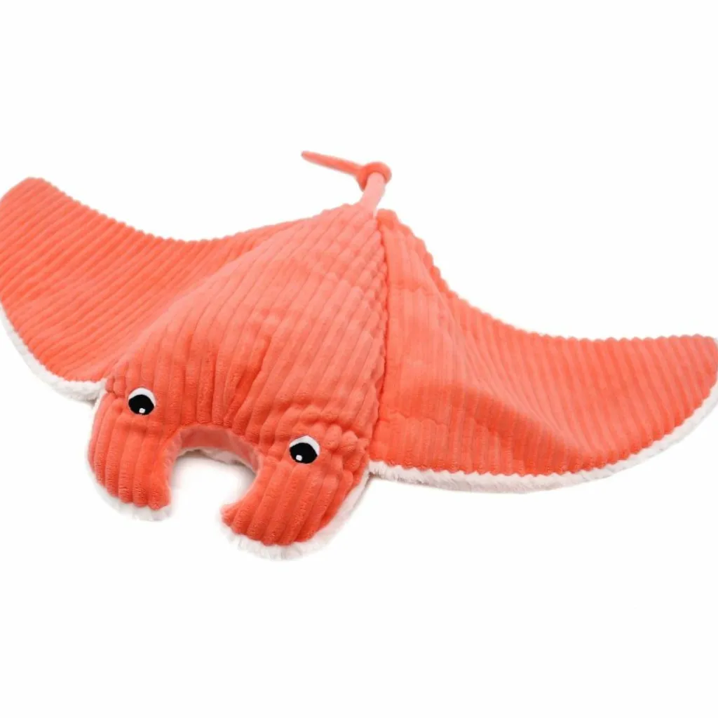 Les Déglingos Peluche géante Mantalou la raie manta et son bébé Corail (67 cm)