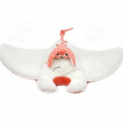 Les Déglingos Peluche géante Mantalou la raie manta et son bébé Corail (67 cm)
