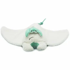 Les Déglingos Peluche géante Mantalou la raie manta et son bébé menthe (67 cm)