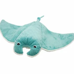 Les Déglingos Peluche géante Mantalou la raie manta et son bébé Aqua (67 cm)